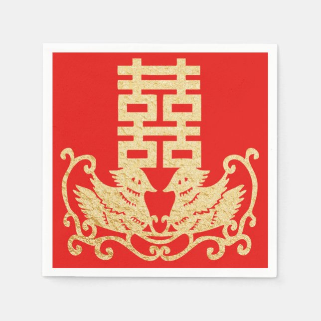 Guardanapo De Papel Dupla felicidade (Frente)