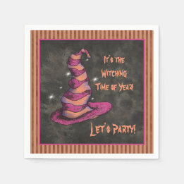 Guardanapo De Papel É a Hora das Bruxas do Dia das Bruxas