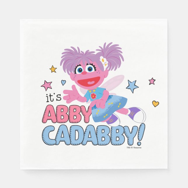 Guardanapo De Papel É Abby Cadabby! (Frente)