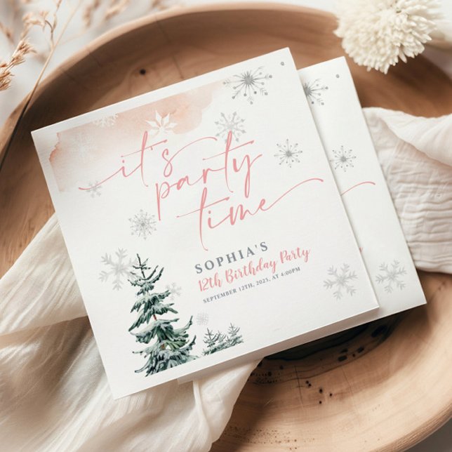 Guardanapo De Papel É Festa de Aniversário Napkins, Aniversário de inv (Criador carregado)