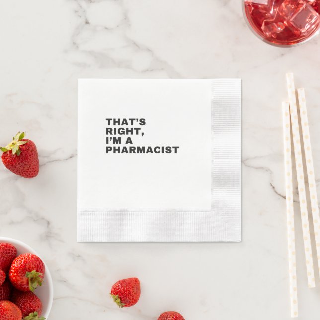 GUARDANAPO DE PAPEL É ISSO, EU SOU FARMACÊUTICO (Insitu)