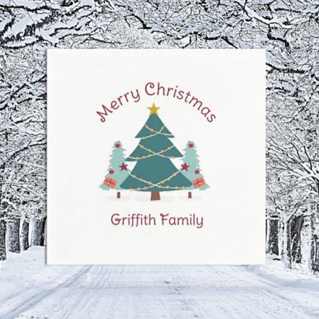 Guardanapo De Papel É Natal! Feriado especial da família Napkins (Criador carregado)
