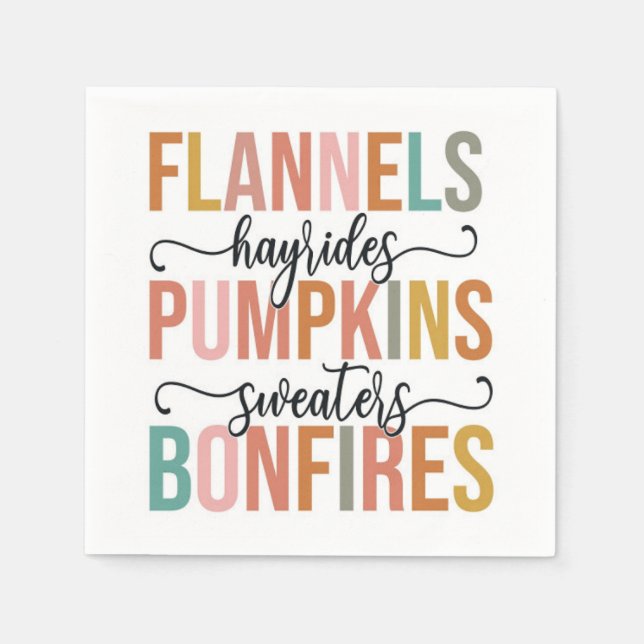 Guardanapo De Papel É outono de novo (Frente)
