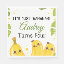 Guardanapo De Papel É Só Bananas Festa de Aniversário de Qualquer Idad