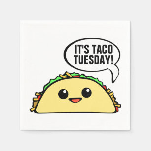 Guardanapo De Papel É Taco na terça-feira