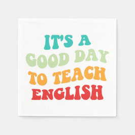 Guardanapo De Papel É um bom dia para ensinar inglês