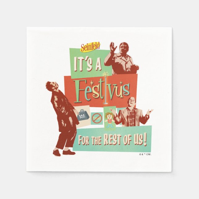 Guardanapo De Papel É um Festivus para o Resto de Nós (Frente)