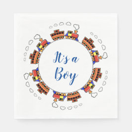 Guardanapo De Papel É um trem de brinquedo