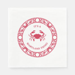 GUARDANAPO DE PAPEL É UMA COISA MARINHA (CRABS)