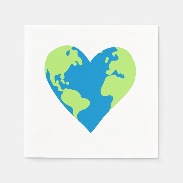 Guardanapo De Papel Earth -Love (Frente)