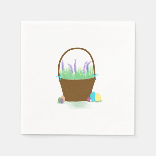 Guardanapo De Papel Easter Basket! (Frente)