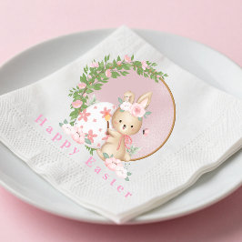 Guardanapo De Papel Easter Bunny at Garden Paper Napkin