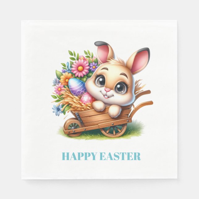 Guardanapo De Papel Easter Bunny Paper Napkins (Frente)