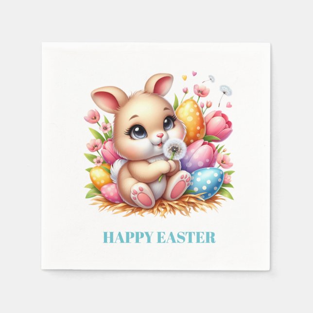 Guardanapo De Papel Easter Bunny Paper Napkins (Frente)