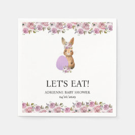 Guardanapo De Papel Easter Drinks Baby Shower 