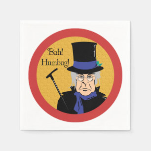 Guardanapo De Papel Ebenezer Scrooge Bah! Farsa!
