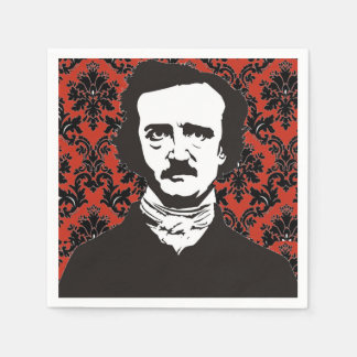 Guardanapo De Papel Edgar Allan Poe Paper Napkin