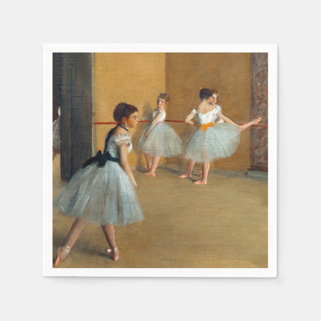 Guardanapo De Papel Edgar Degas A Dança Foyer na Ópera (Frente)