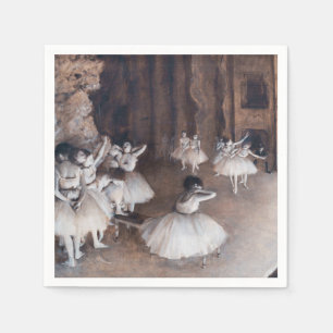 Guardanapo De Papel Edgar Degas - Ensaio de Balés no Palco
