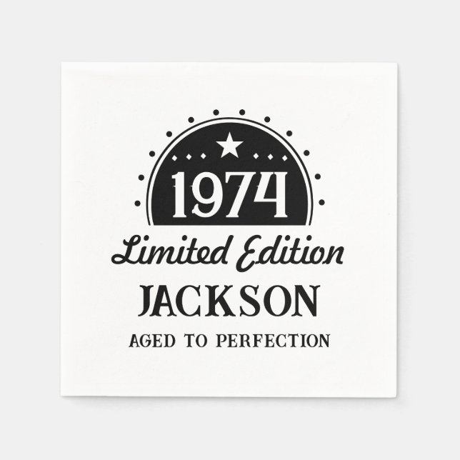 Guardanapo De Papel Edição limitada 50º aniversário (Frente)