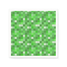 Edifício Verde Pixelado Dobrado 