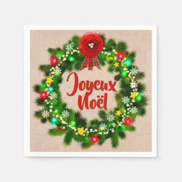 Guardanapo De Papel Editar serviço de texto de mesa joyeux noël