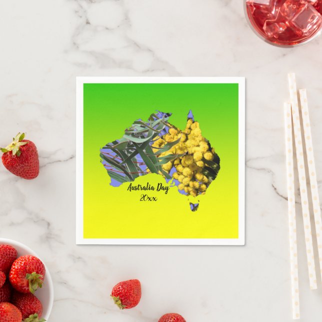 Guardanapo De Papel Editar Texto Austrália Goma Folha Folha de Folha (Insitu)