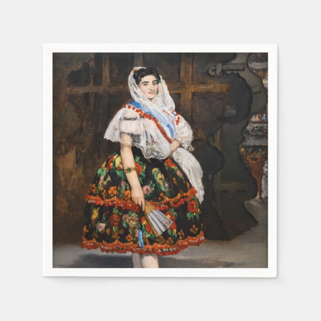 Guardanapo De Papel Edouard Manet - Lola de Valence (Frente)