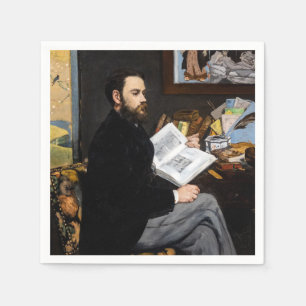 Guardanapo De Papel Edouard Manet - Retrato de Emile Zola