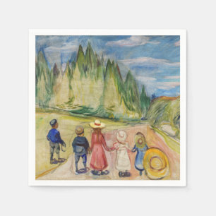 Guardanapo De Papel Edvard Munch - A Floresta de Fairytale