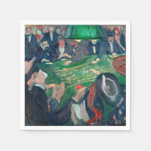 Guardanapo De Papel Edvard Munch - A Mesa Roulette em Monte Carlo