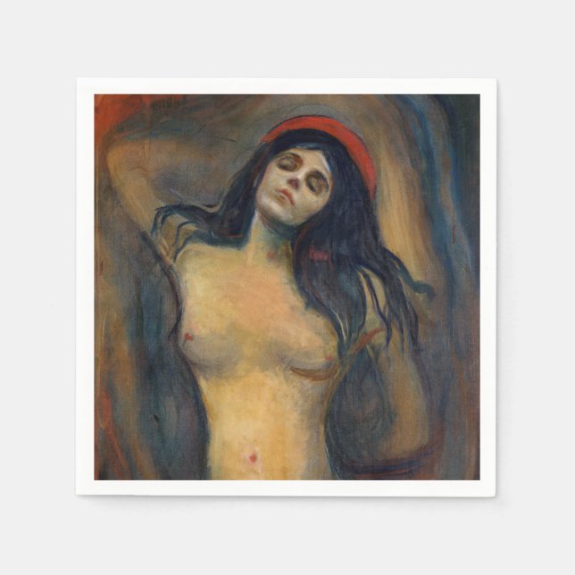 Guardanapo De Papel Edvard Munch - Madona (Frente)
