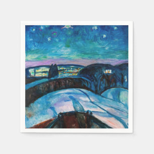 Guardanapo De Papel Edvard Munch - Starry Night 1922