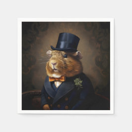 Guardanapo De Papel Edwardian Guiné Pig Gentleman