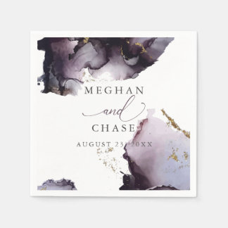 Guardanapo De Papel Eetéreo Moderno, Abstrato de vinho de ameixa