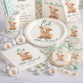 Guardanapo De Papel Eid Al Adha Bege Cute Ovelha Jantar 