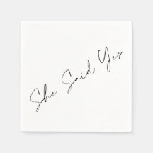 Ela Disse Sim, Tipografia Elegante