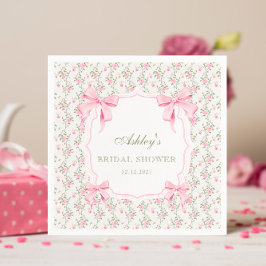 Guardanapo De Papel Ela é Casando de Arco cor-de-rosa Chá de panela