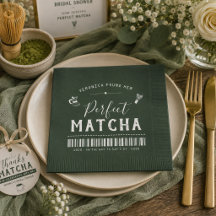 Ela Encontrou Seu Chá de Noiva Perfeito de Matcha
