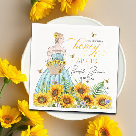 Guardanapo De Papel Ela Encontrou Seu Chá de panela De Mel