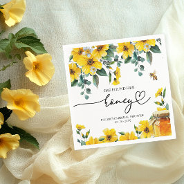 Guardanapo De Papel Ela Encontrou Seu Chá de panela De Mel