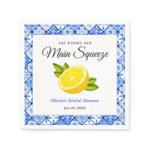 Ela Encontrou Seu Esposo Chuveiro de Noiva Limão