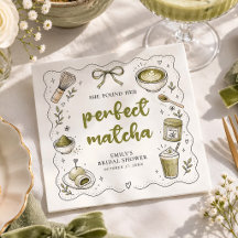 Ela Encontrou Sua Festa de Chá de Noiva com Matcha