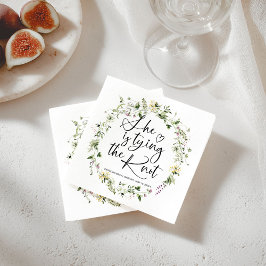 Guardanapo De Papel Ela Está Casando Chuveiro Nupcial