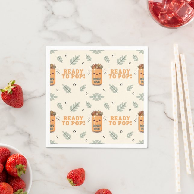 Guardanapo De Papel Ela Está Pronta Para Aparecer Laranja Verde Boho K (Insitu)