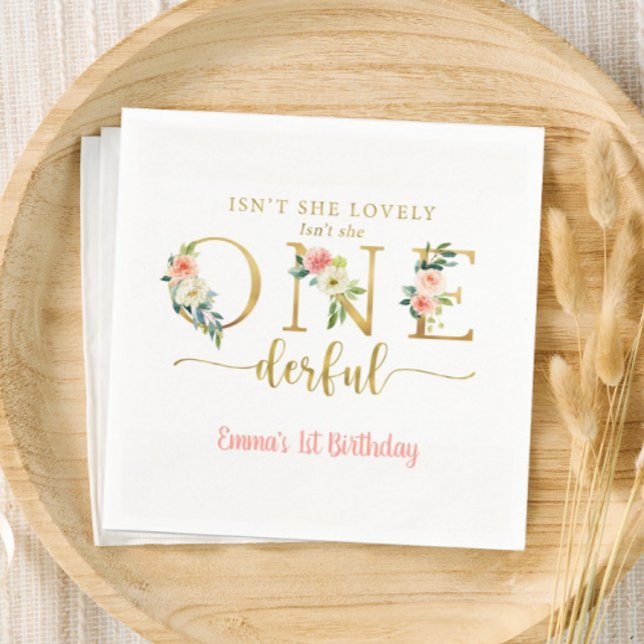 Guardanapo De Papel Ela não é uma festa de primeiro aniversario? (Criador carregado)