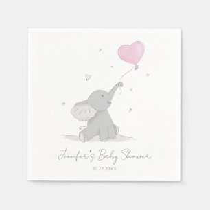 Guardanapo De Papel Elefante Bonito com Chá de fraldas de Balão