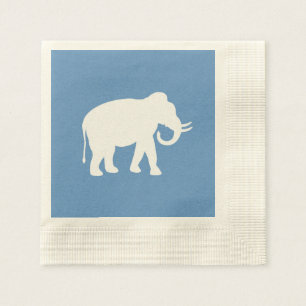 Guardanapo De Papel Elefante branco