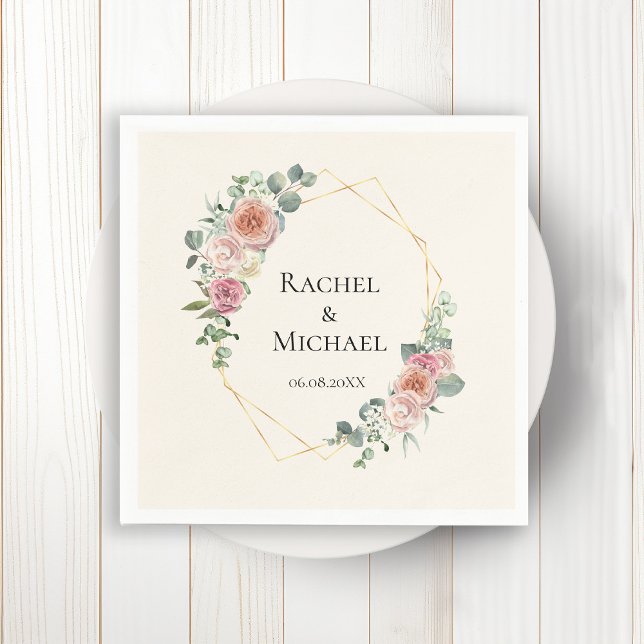 Guardanapo De Papel Elegant Boho Pastel   (Criador carregado)