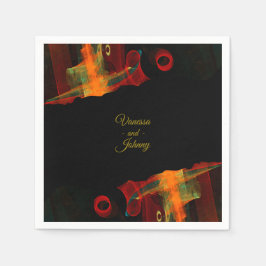 Guardanapo De Papel Elegant Classic Modern Trendy Pattern #903 Wedding